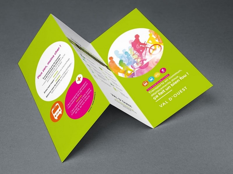 Flyer développement durable santé Rhône