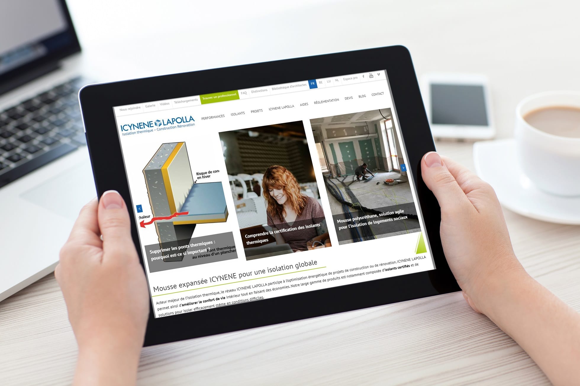 Refonte du site web ICYNENE